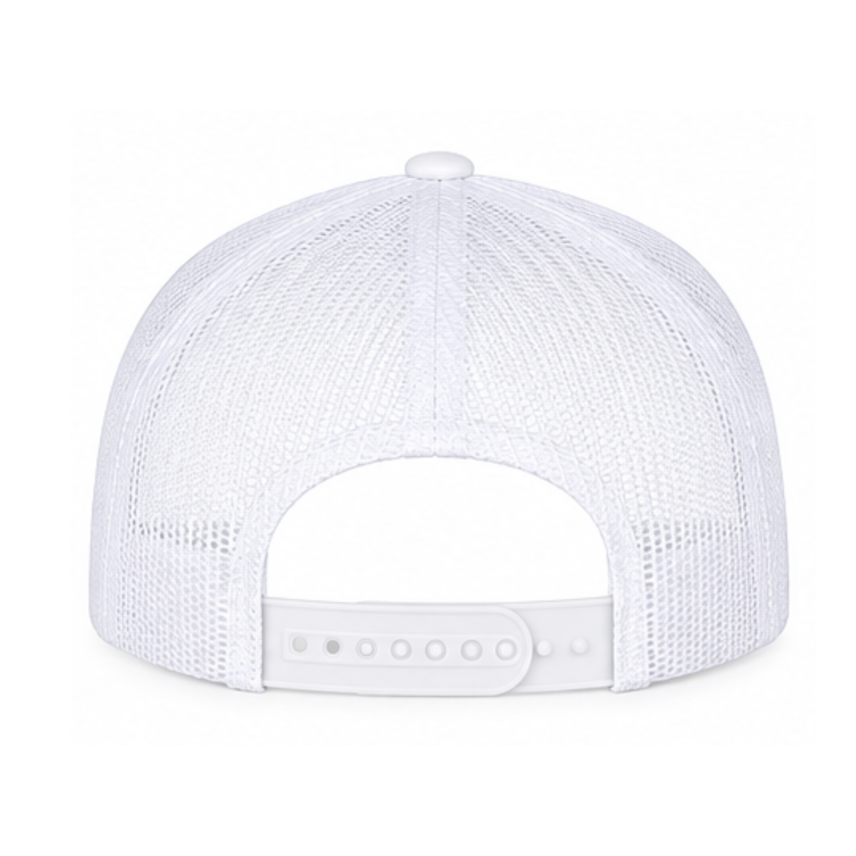 Unisex Retro Trucker Cap White