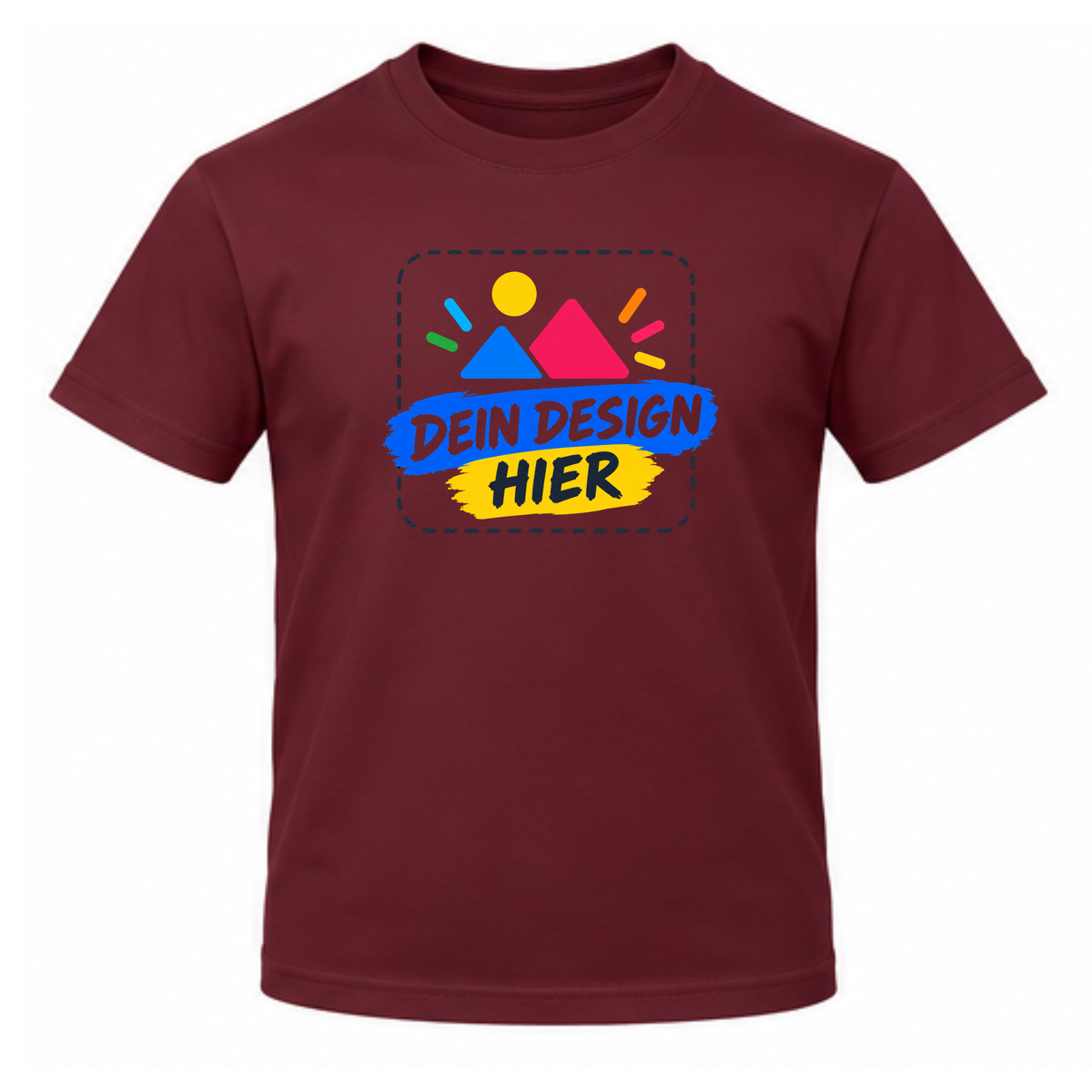 Unisex T-Shirt Burgundy