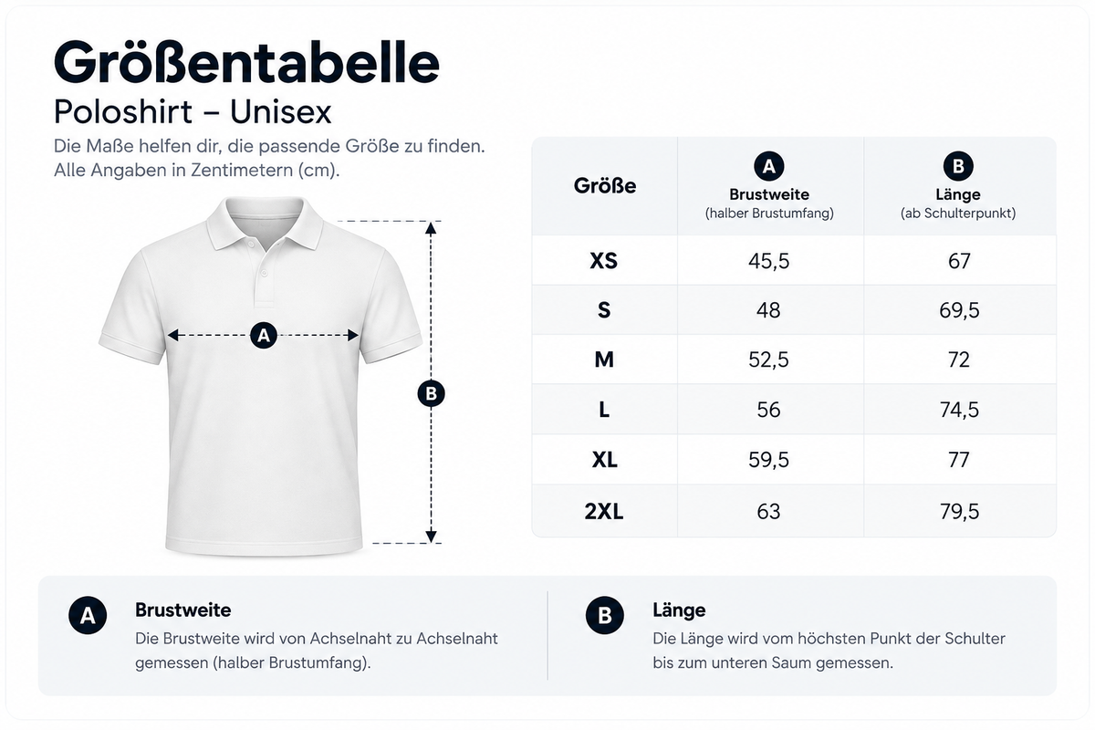 Größentabelle